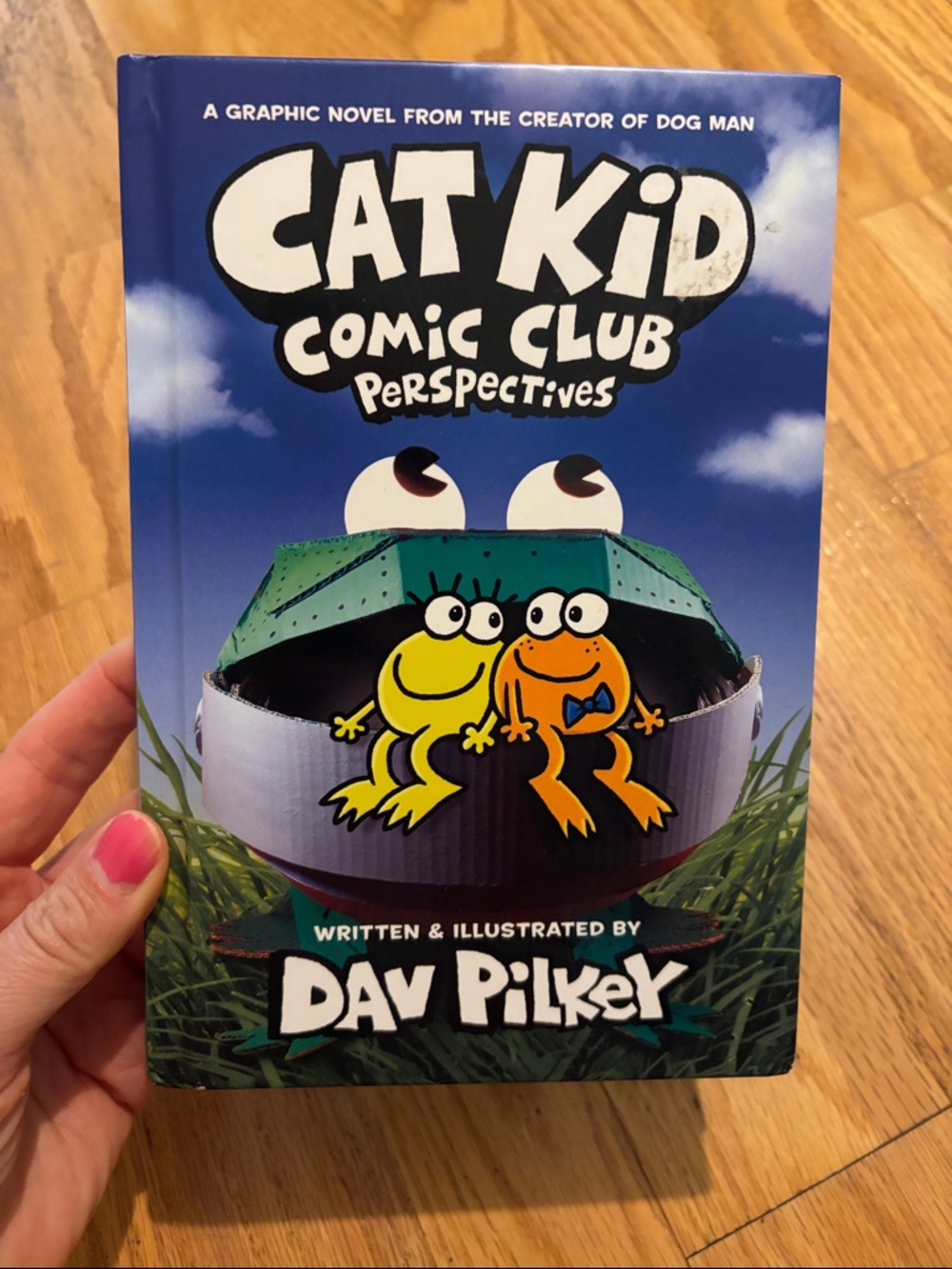 Cat Kid Comic Club: Perspectives by Dav Pilkey - Blue Cover